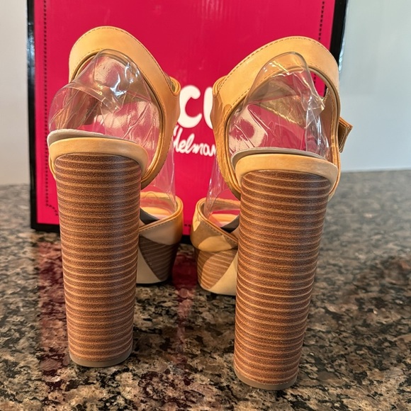 Sam Edelman Cosmo Naked open toe heel NIB 8.5 - Picture 5 of 11